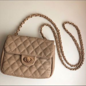 Beige Crossbody Bag